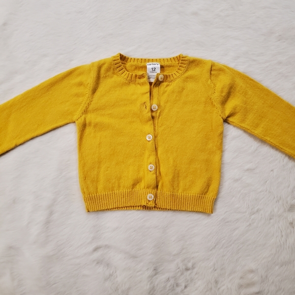 Carter's Yellow Button Up Sweater 💛 - Picture 2 of 7